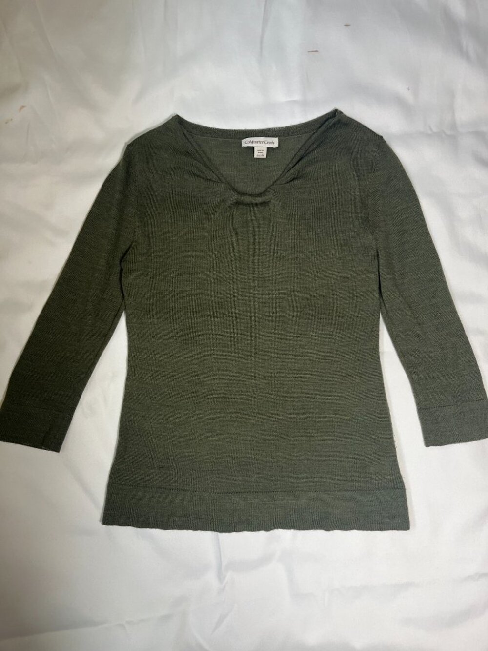 Coldwater Creek S 3/4 sleeve top